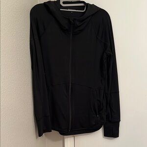 Athleta Black Zip-Up Hoodie
